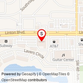 Whole Foods Market on Lavers Avenue, Delray Beach Florida - location map