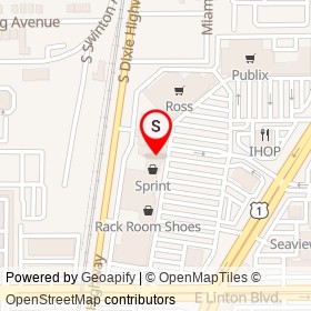 Bath & Body Works on South Dixie Highway, Delray Beach Florida - location map
