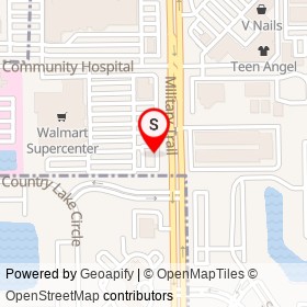 Murphy's Gas Station on Military Trail, Delray Beach Florida - location map