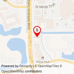 Shell on Saint Andrews Boulevard, Boca Raton Florida - location map