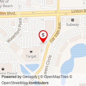 Copper Tan on Southwest 10th Avenue, Delray Beach Florida - location map