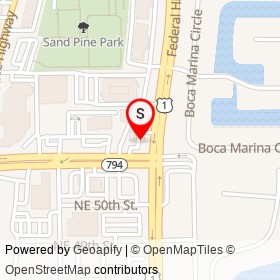 No Name Provided on North Federal Highway, Boca Raton Florida - location map