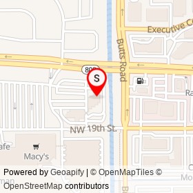 Cheescake Factory on Glades Road, Boca Raton Florida - location map