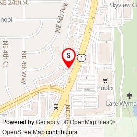 Sonny's on North Federal Highway, Boca Raton Florida - location map