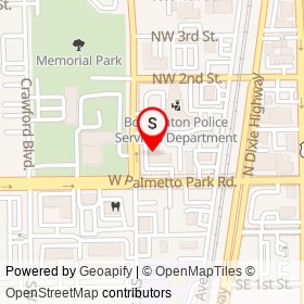 No Name Provided on Northwest 2nd Avenue, Boca Raton Florida - location map