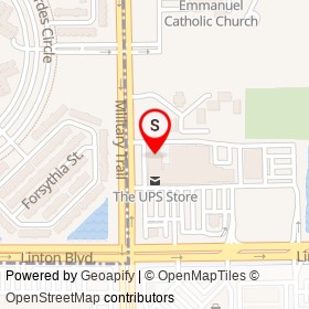 Domino's on Military Trail, Delray Beach Florida - location map