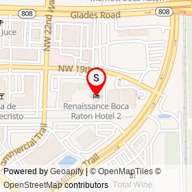 Renaissance Boca Raton Hotel 2 on Northwest 19th Street, Boca Raton Florida - location map