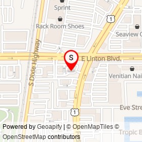 Chick-fil-A on Federal Highway, Delray Beach Florida - location map