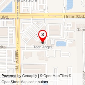 Teen Angel on White Oaks Boulevard, Delray Beach Florida - location map