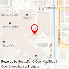 Saks Fifth Avenue on Glades Road, Boca Raton Florida - location map