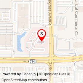 Wells Fargo on Congress Avenue, Boca Raton Florida - location map