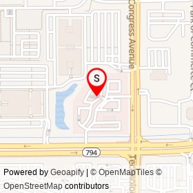 Sal's Italian on Congress Avenue, Boca Raton Florida - location map