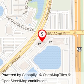 Residence Inn by Marriott Boca Raton on Northwest 77th Street, Boca Raton Florida - location map