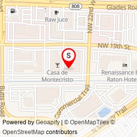 Hooters on Northwest 22nd Way, Boca Raton Florida - location map
