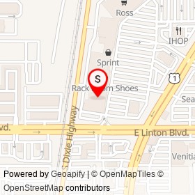 Marshalls on South Dixie Highway, Delray Beach Florida - location map