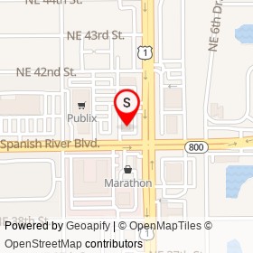 Citibank on Northeast Spanish River Boulevard, Boca Raton Florida - location map