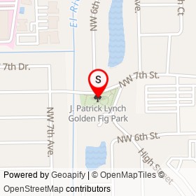 J. Patrick Lynch Golden Fig Park on , Boca Raton Florida - location map