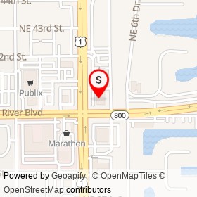 Sport Clips on Northeast Spanish River Boulevard, Boca Raton Florida - location map