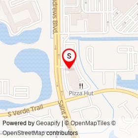 St. Moritz Jewelers on Saint Andrews Boulevard, Boca Raton Florida - location map