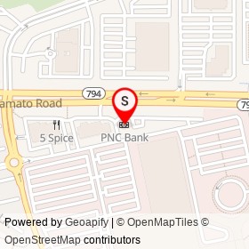 PNC Bank on West Telecom Drive, Boca Raton Florida - location map