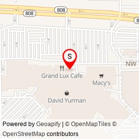 The Capital Grille on Glades Road, Boca Raton Florida - location map