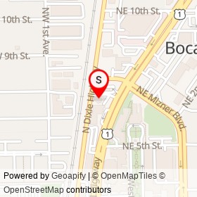 BB&T on North Dixie Highway, Boca Raton Florida - location map