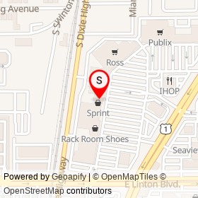 Sushi Masa and Thai Cuisine on South Dixie Highway, Delray Beach Florida - location map