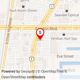 T-Mobile on Federal Highway, Delray Beach Florida - location map