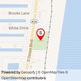 Atlantic Dunes Park on , Delray Beach Florida - location map