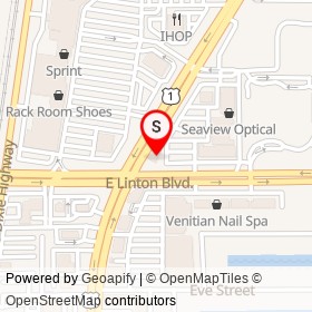 Chase on Federal Highway, Delray Beach Florida - location map