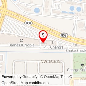J. Alexander's on Glades Road, Boca Raton Florida - location map