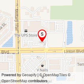 Chase on Linton Boulevard, Delray Beach Florida - location map