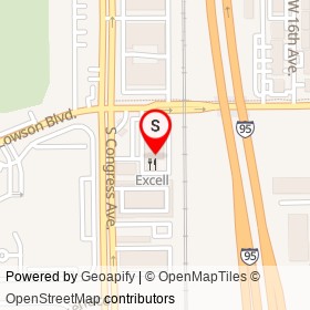 NAPA Auto Parts on Lowson Boulevard, Delray Beach Florida - location map