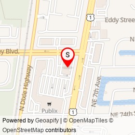 Wells Fargo on Federal Highway, Boca Raton Florida - location map