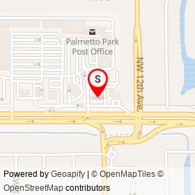 Valero Gas Station on West Palmetto Park Road, Boca Raton Florida - location map