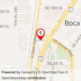 Boston Market on Federal Highway, Boca Raton Florida - location map