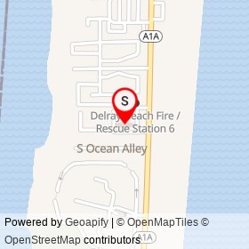 Highland Beach Police Department on South Ocean Alley, Highland Beach Florida - location map