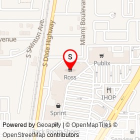 Ross on Collins Avenue, Delray Beach Florida - location map