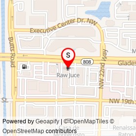 Raw Juce on Glades Road, Boca Raton Florida - location map
