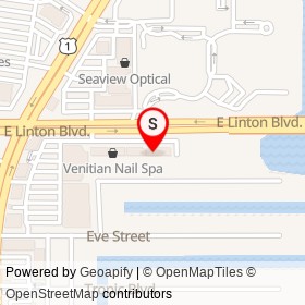 Another Broken Egg Cafe on East Linton Boulevard, Delray Beach Florida - location map