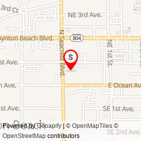 No Name Provided on North Seacrest Boulevard, Boynton Beach Florida - location map