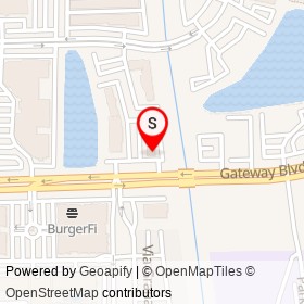 Xpress Urgent Care on Gateway Boulevard, Boynton Beach Florida - location map
