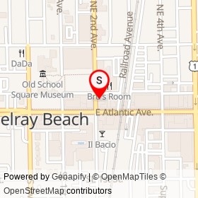 Brendy's of Delray on Northeast 2nd Avenue, Delray Beach Florida - location map