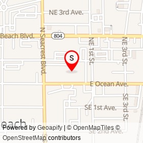Schoolhouse Children's Museum & Learning Center on East Ocean Avenue, Boynton Beach Florida - location map