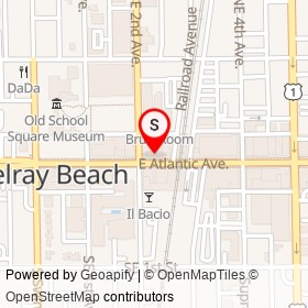 Starbucks on East Atlantic Avenue, Delray Beach Florida - location map