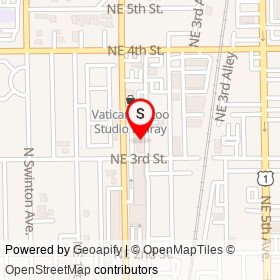 Conte's Deli on Northeast 3rd Street, Delray Beach Florida - location map