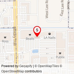 Beauty Club on South Lee Road, Delray Beach Florida - location map