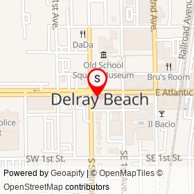 Tryst on East Atlantic Avenue, Delray Beach Florida - location map