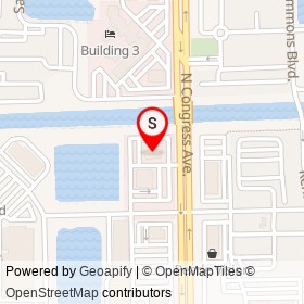 Bru's Room Sports Grill on North Congress Avenue, Boynton Beach Florida - location map