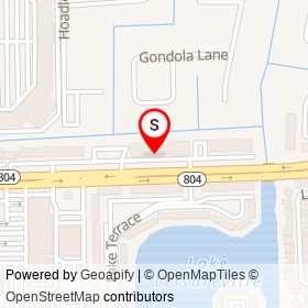 El Atico on West Boynton Beach Boulevard, Boynton Beach Florida - location map